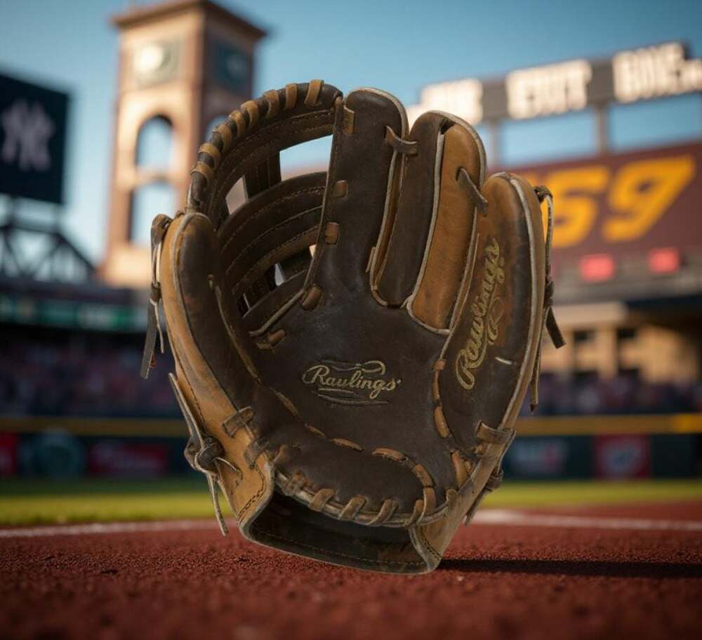 Rawlings RBG36TB 12 1/2 inch Fastback Model Baseball Glove RHT